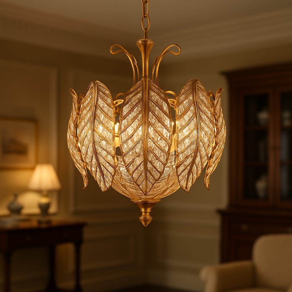 Feather Chandelier: Exquisite Lighting Fixture