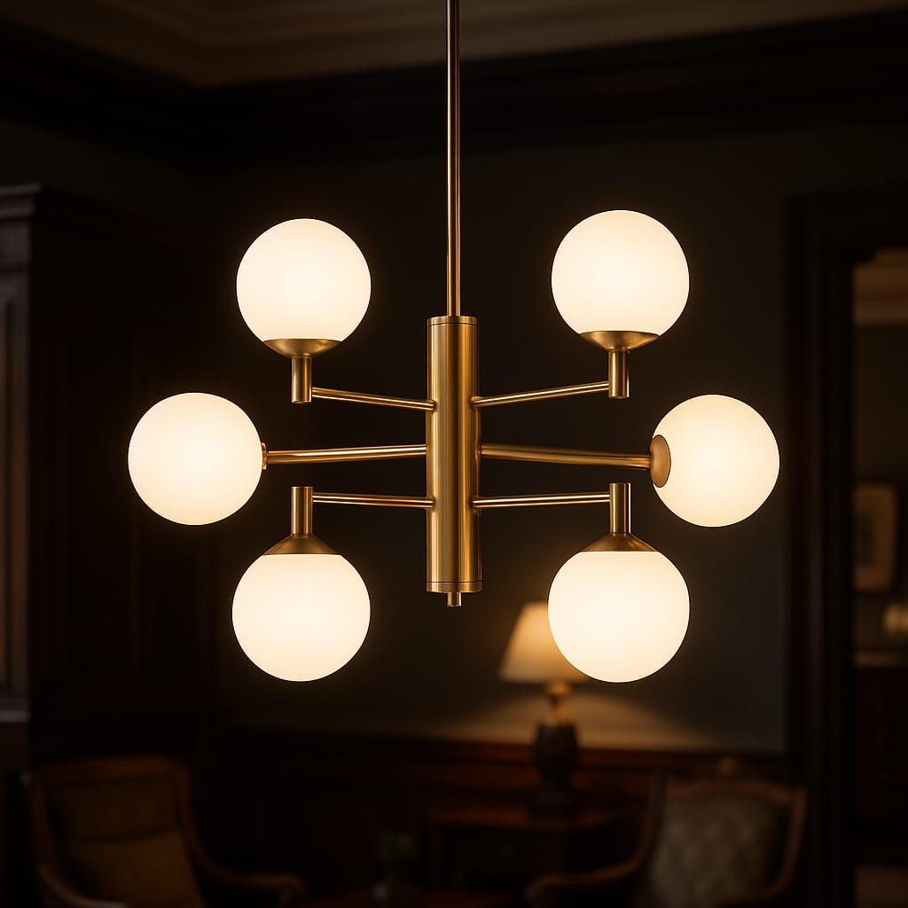 Cylindrical Two Color LED Chandelier - Dazzling Illumination