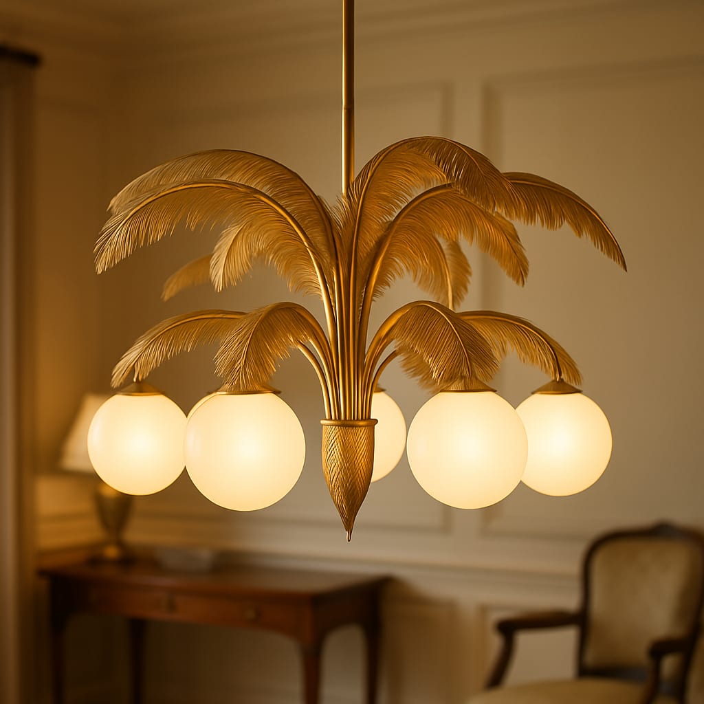 Ostrich Feather Floor Lamp – Decorative Feather Standing Light