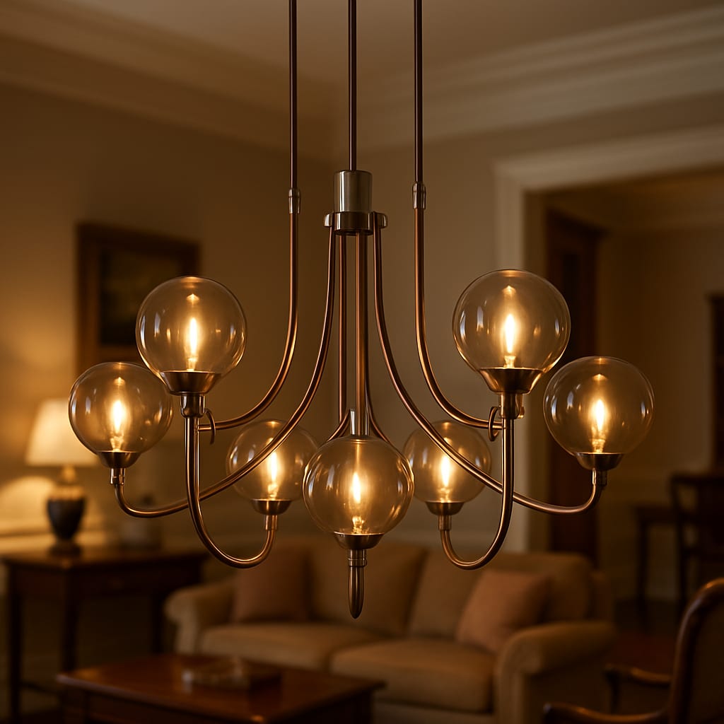 Modern Long Hose LED Chandelier - Dining Room and Kitchen Island Ceiling Light