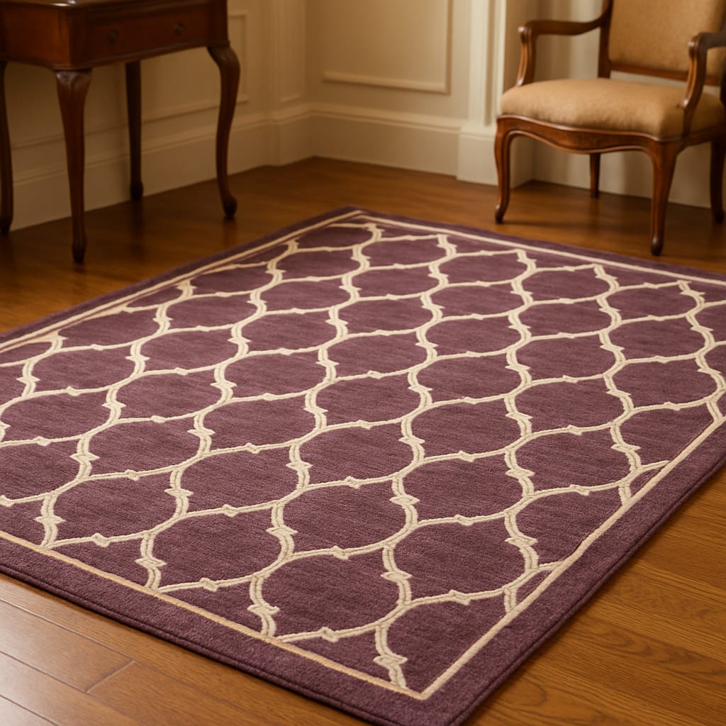 Concept Looms Rugs, Somerset SOM103 Plum
